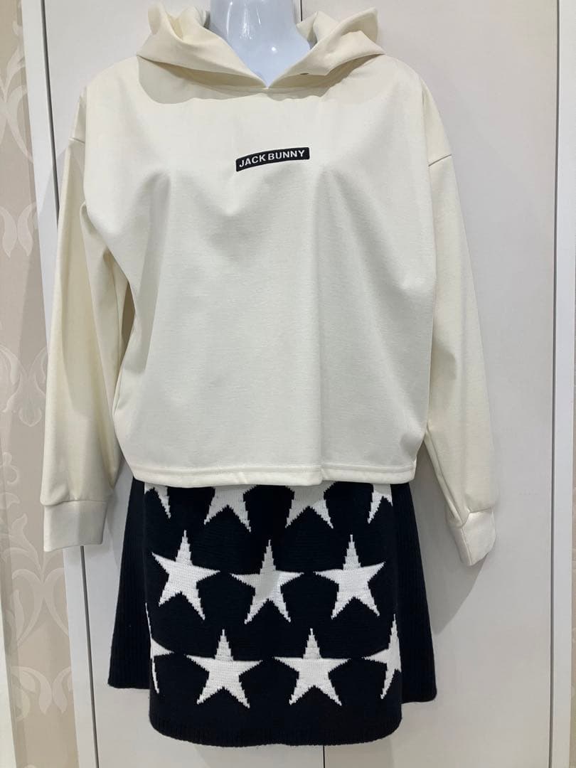 パーリゲイツ星柄ニットスカート