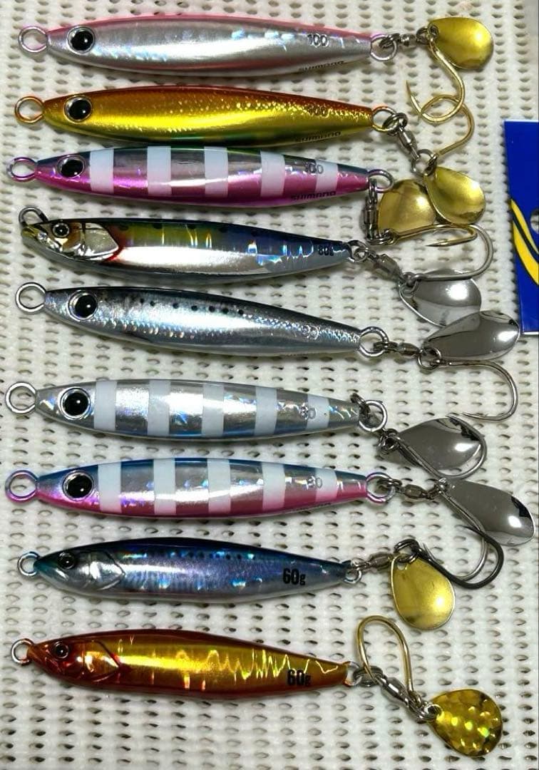 サワラブレードジグ、シマノ、ジャッカル スペアフック大量！ヘビーウェイト