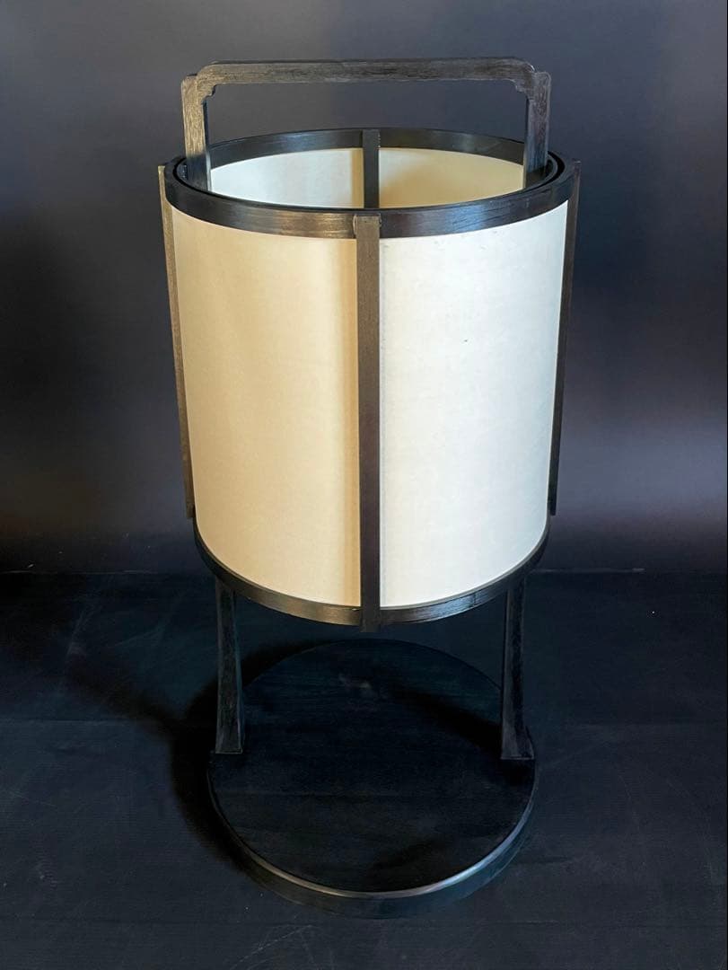 割引‼️【未使用 保管品】「母」 丸型 行灯 丸行灯 アンティーク調 (あ)