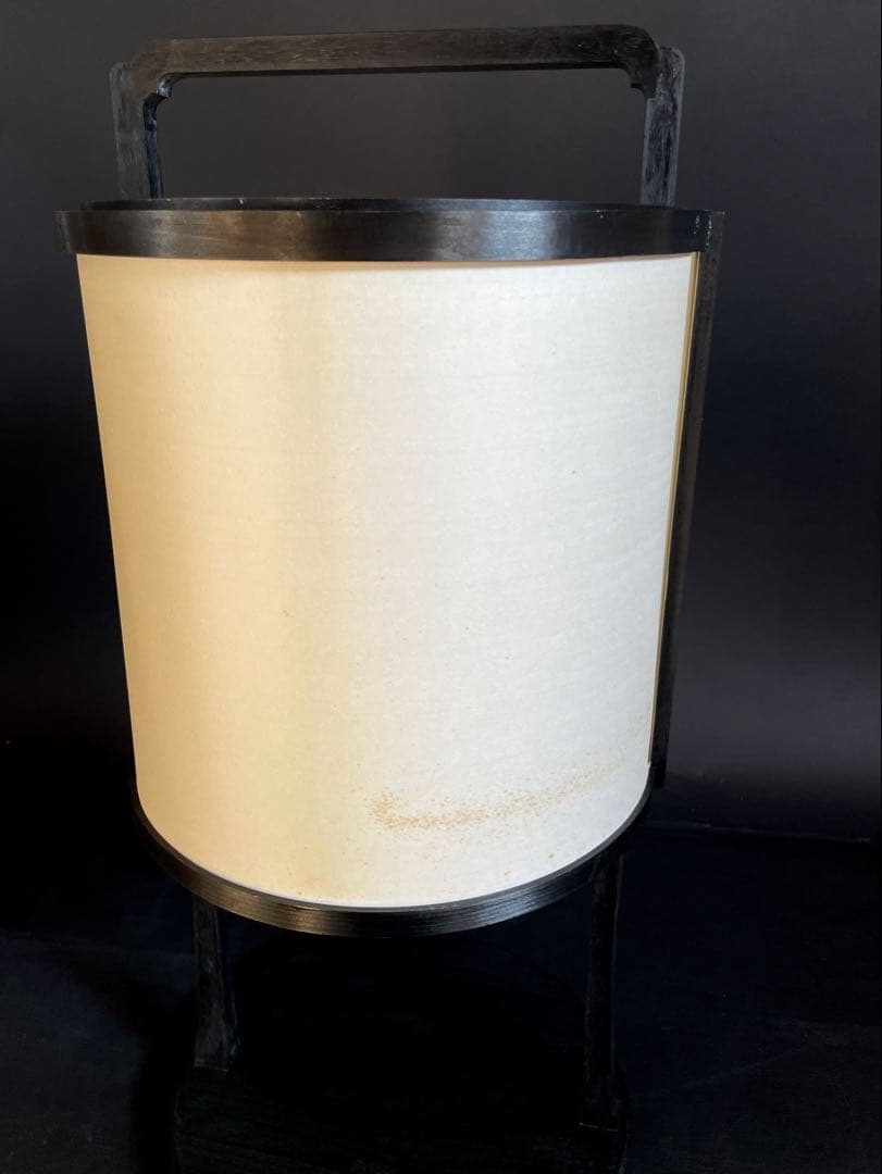 割引‼️【未使用 保管品】「母」 丸型 行灯 丸行灯 アンティーク調 (あ)