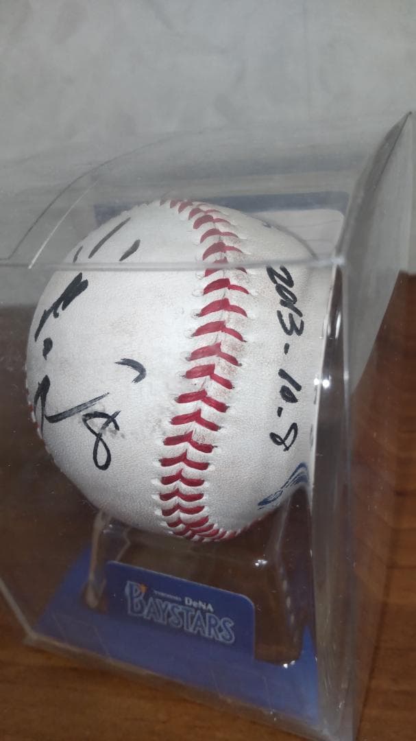 #8 小池正晃選手 直筆サインボール 引退試合 試合球 日付入り ☆ベイスターズ