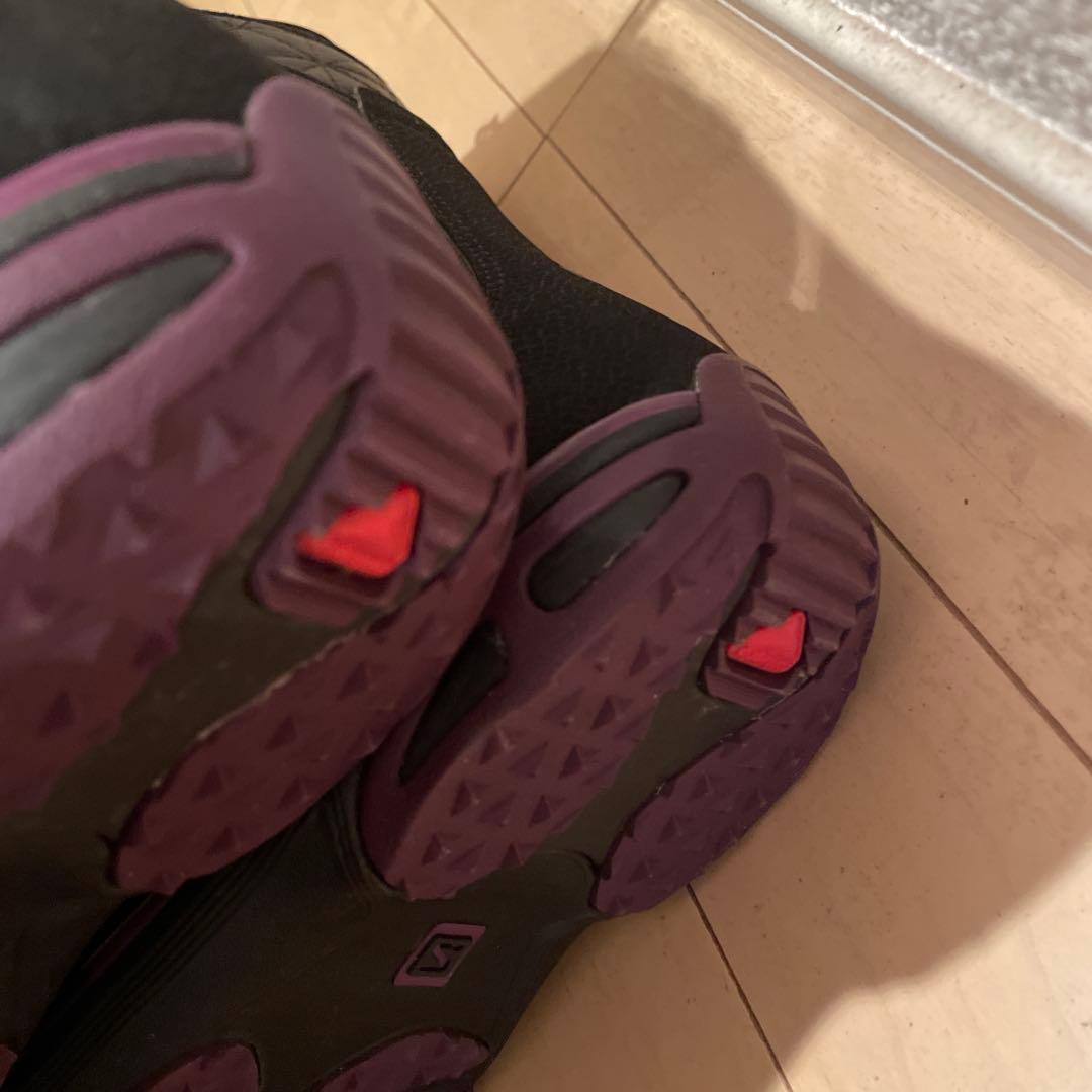 【美品】SALOMON IVY BOA SJ 23cm 紫