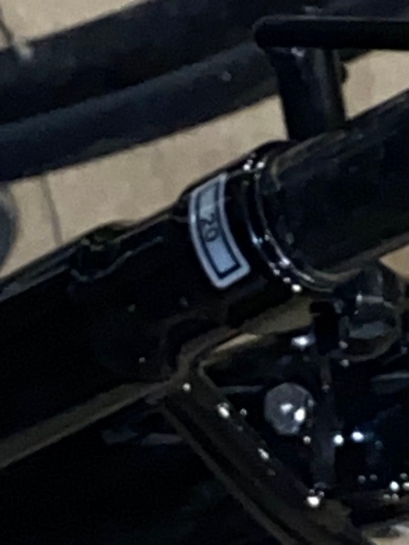 【船橋直接引渡のみ】　折りたたみ自転車 ブラック　20型　軽量　ミニベロ