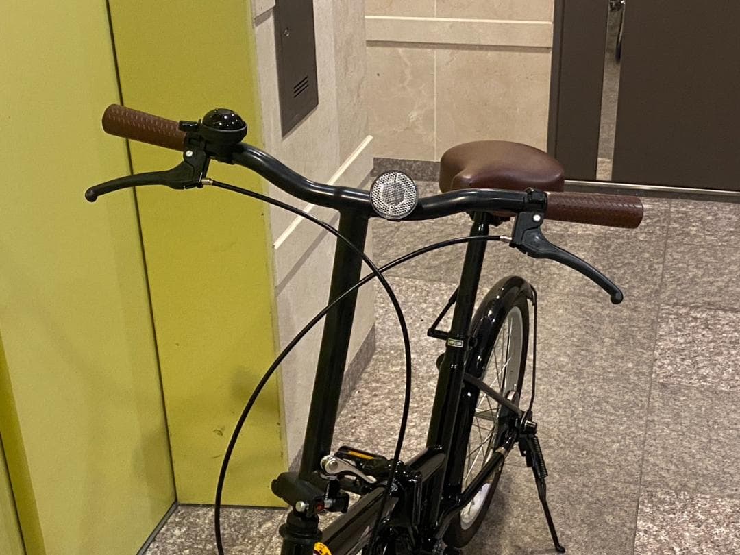 【船橋直接引渡のみ】　折りたたみ自転車 ブラック　20型　軽量　ミニベロ