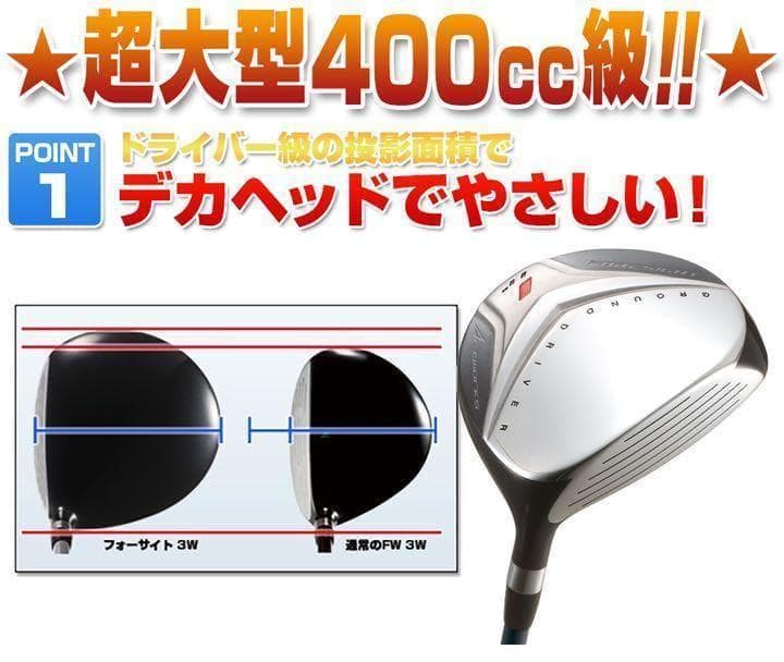 ★三菱W飛匠★ 1.2番FWも! 優しい激飛び2オン兵器! フォーサイト FW