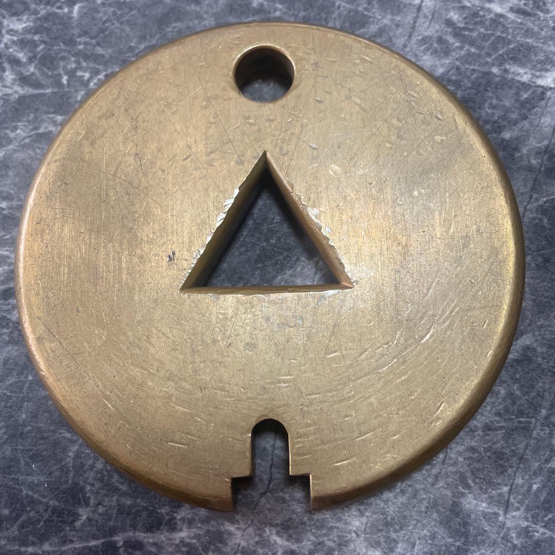 19国鉄タブレット　鉄道廃品　国鉄通票タブレット玉　通票閉塞器　鉄道信号保安装置