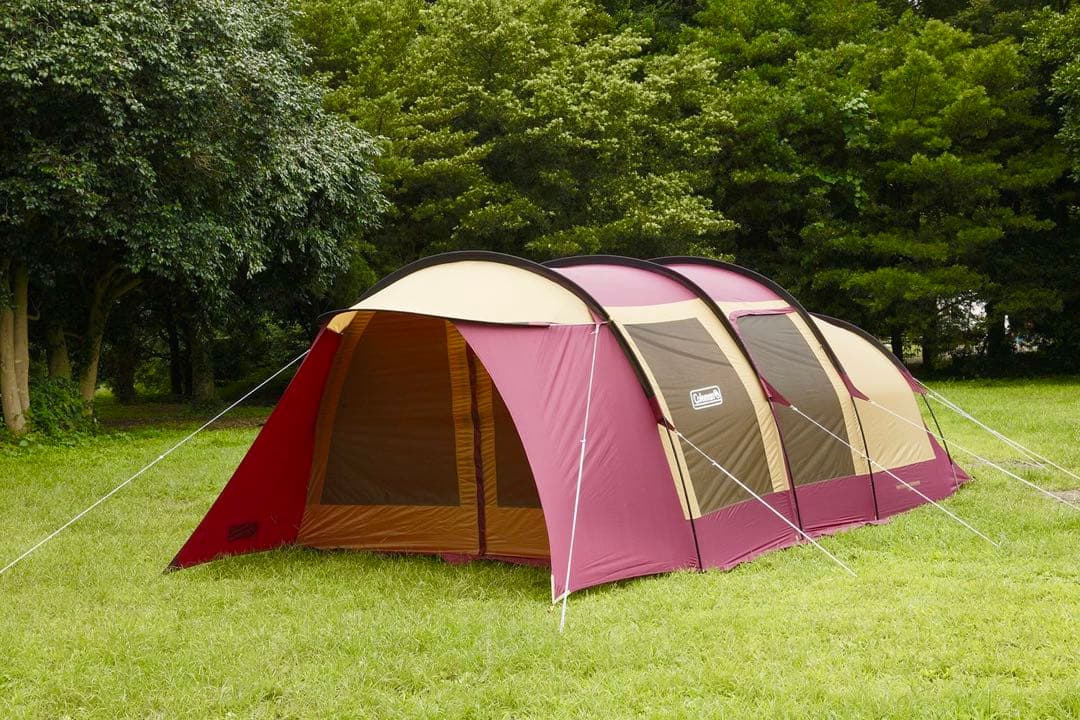 【極美品】コールマンテント トンネル2ルームハウスLDX バーガンディ
