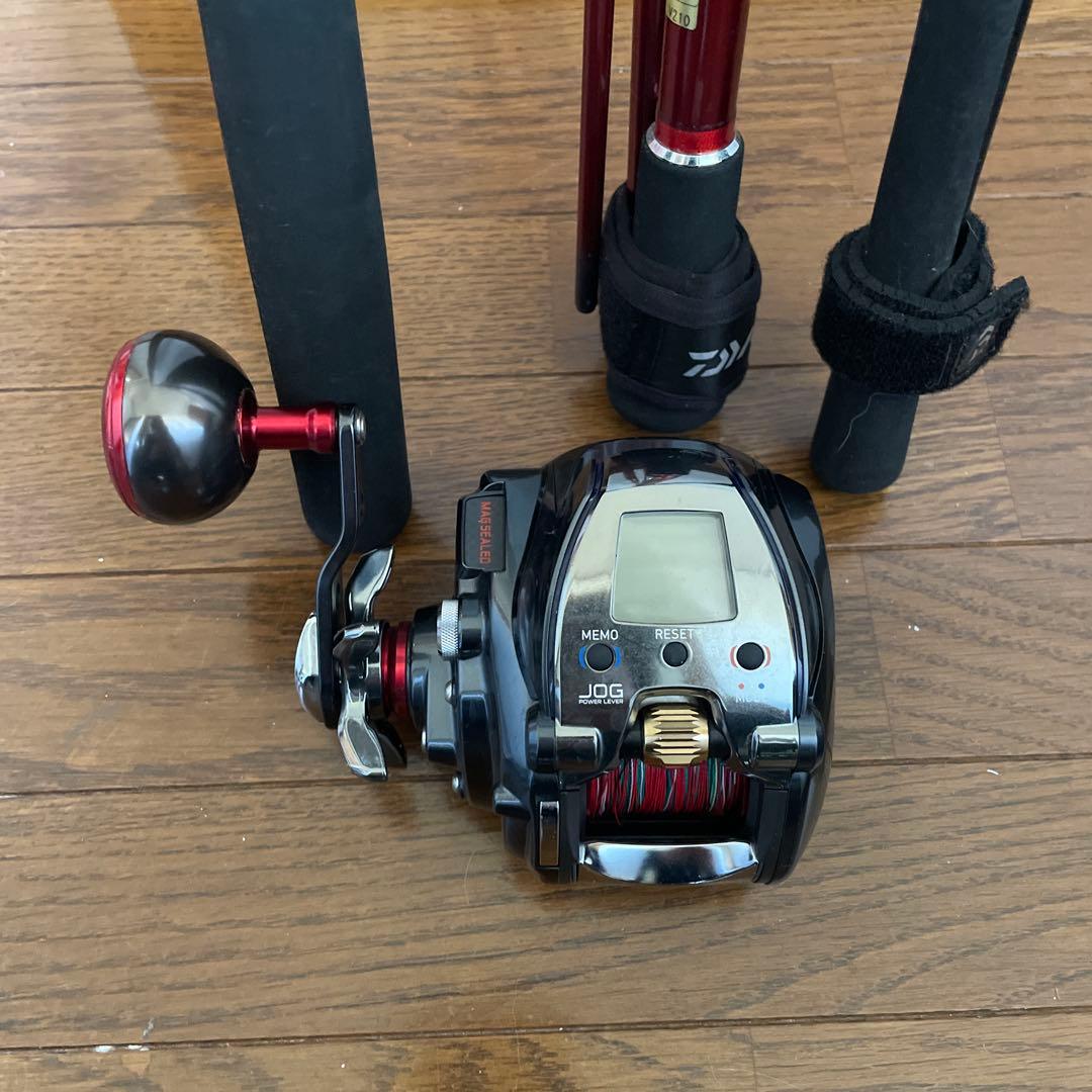 ダイワ　18シーボーグ300JL　他ロッド4本