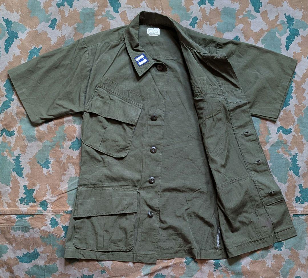 [アメリカ軍] ジャングルファティーグ 70s OG107 ベトナム戦争 古着