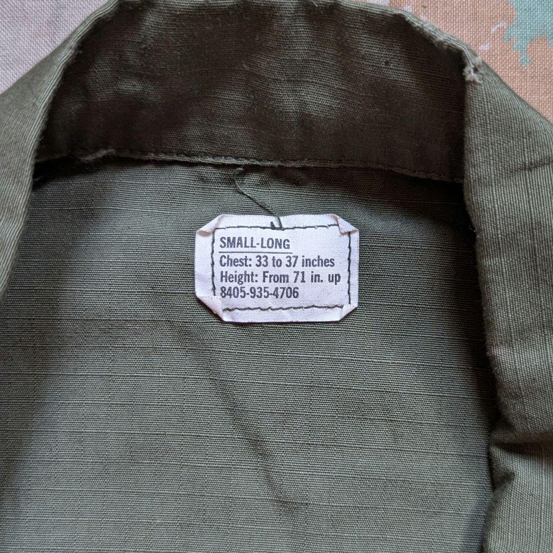 [アメリカ軍] ジャングルファティーグ 70s OG107 ベトナム戦争 古着