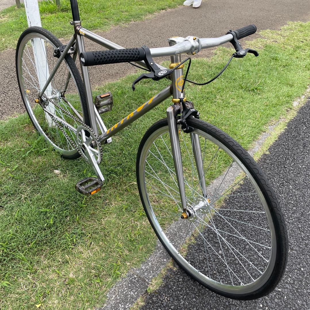 【完成車】INTRO7 クロモリフレーム ローカラー シングルギア ピスト