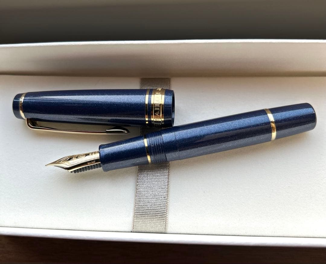 【美品】セーラー プロギアスリム ナイトブルー H-MF 箱付き