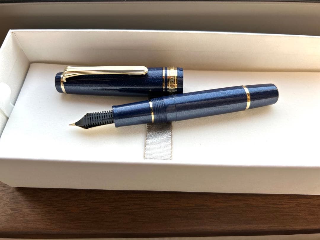 【美品】セーラー プロギアスリム ナイトブルー H-MF 箱付き