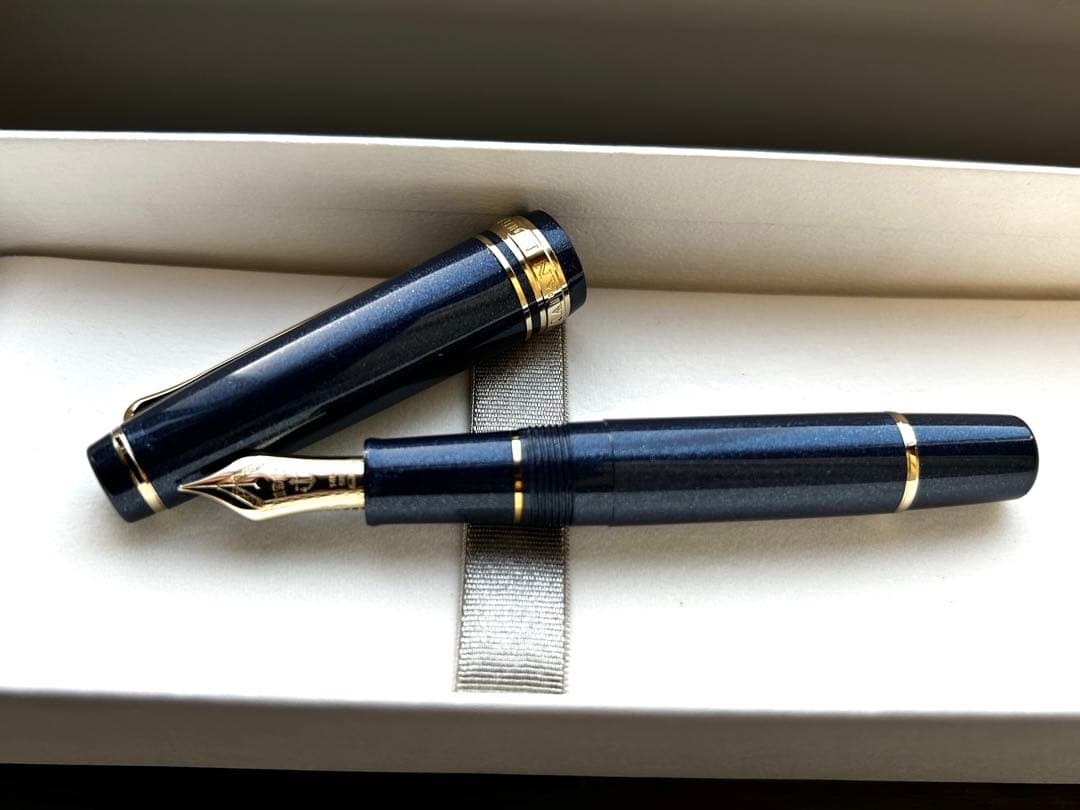 【美品】セーラー プロギアスリム ナイトブルー H-MF 箱付き