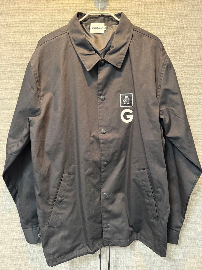 Clubhaus × GOLF OUT別注 コーチジャケット ブラック L
