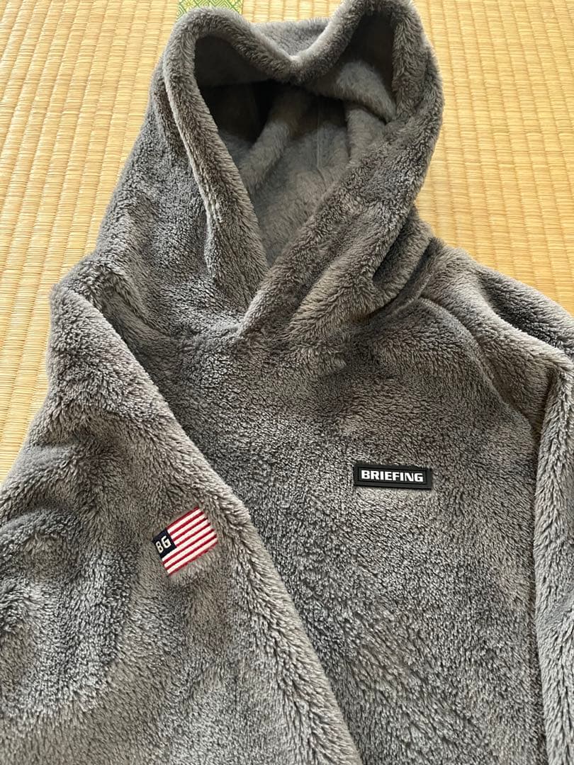 BRIEFING ボア フリース パーカー