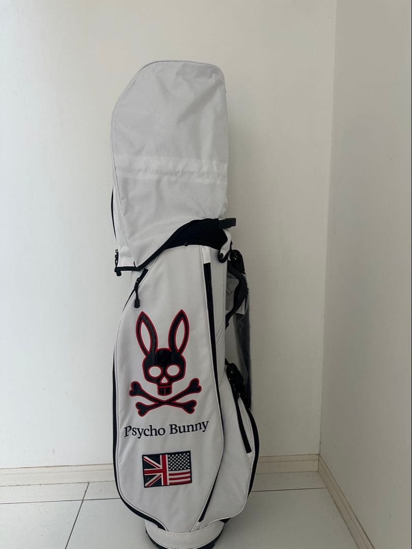 【新品未使用】Psycho Bunny キャディバッグ ホワイト