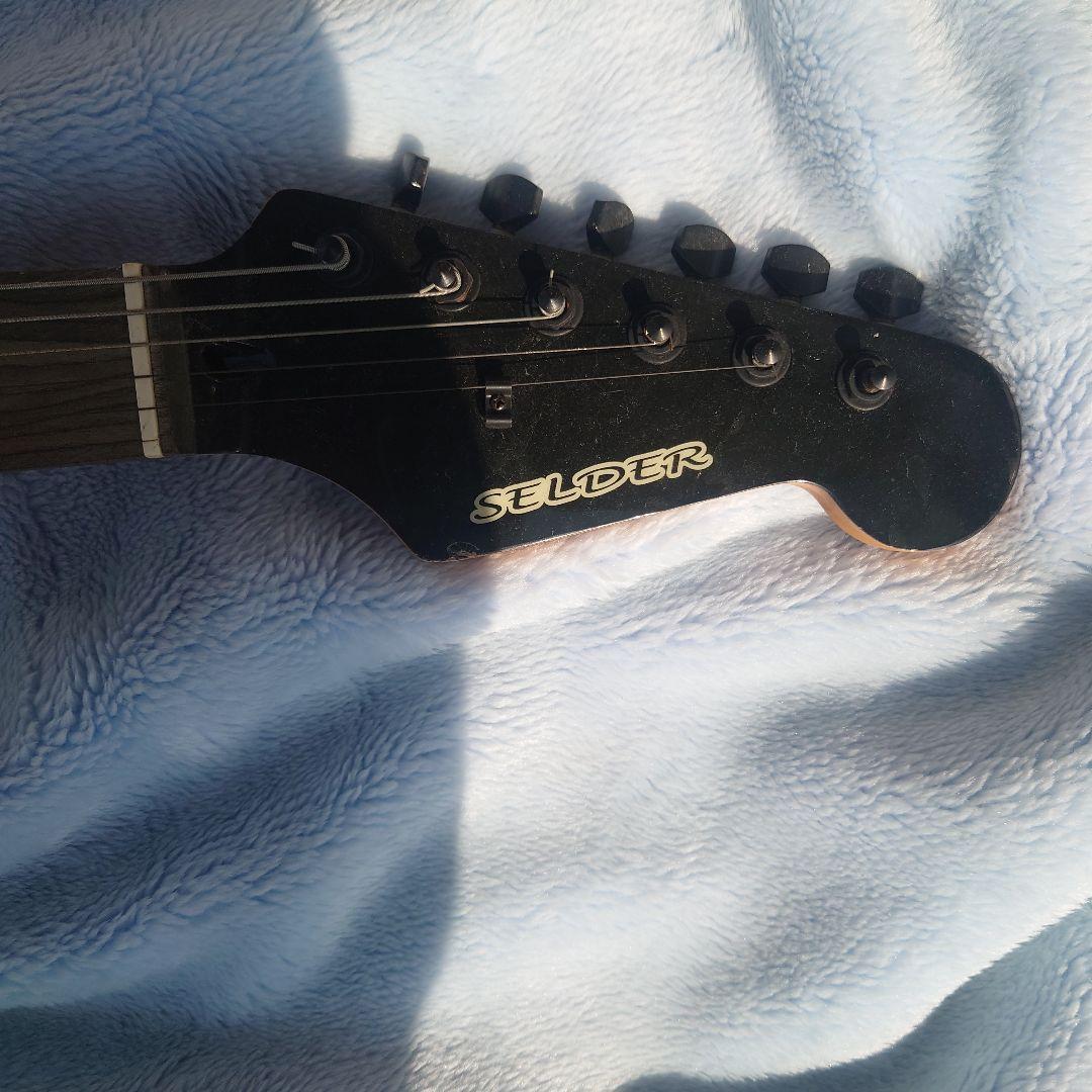 SELDER エレキギター グリーン/ブラック