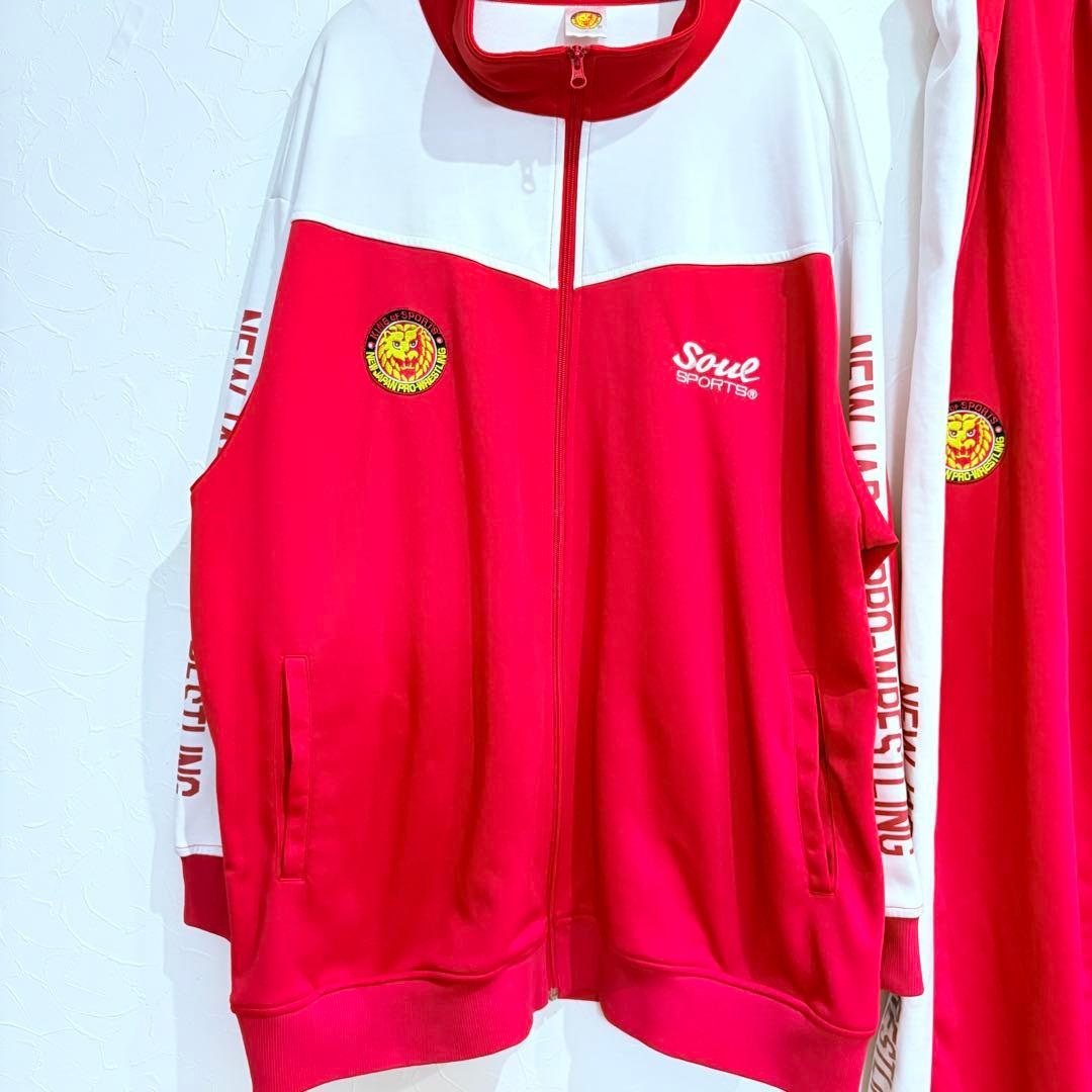 希少サイズ　新日本プロレス SOUL SPORTS ジャージ上下セットアップ4L