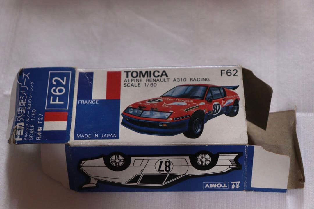 日本製　トミカ　外国車シリーズ　アルピーヌ　ルヌー　A310 レーシングF62