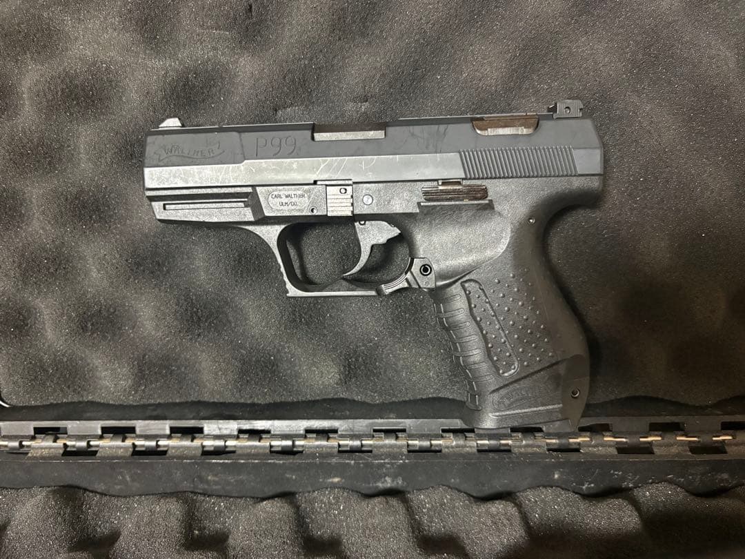 マルゼンワルサーP99固定スライド サプレッサー、ケース付き