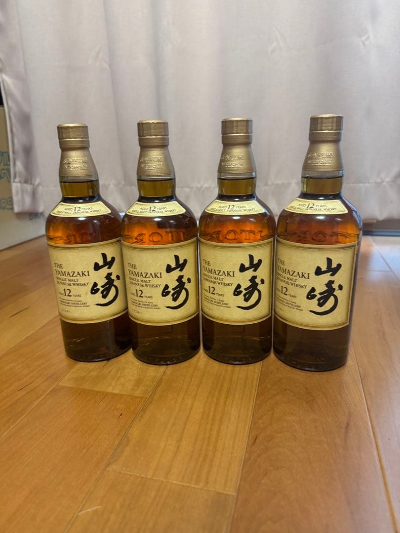 山崎 12年 ウイスキー 4本セット 700ml