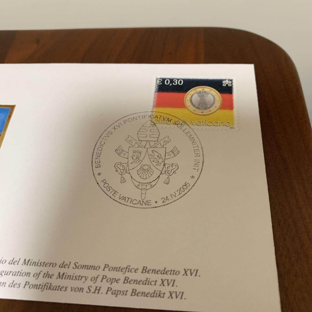 【激レア、日本で買えません】ローマ法皇の封筒と切手