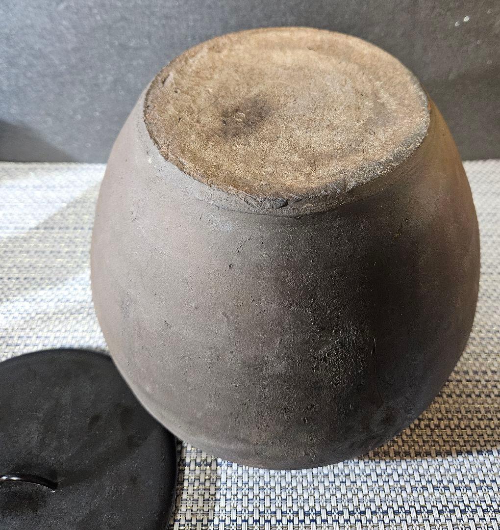 16-17世紀頃　古南蛮　水指　呂宋壺　伝世品　南蛮美術　茶道具　茶器　古陶磁器