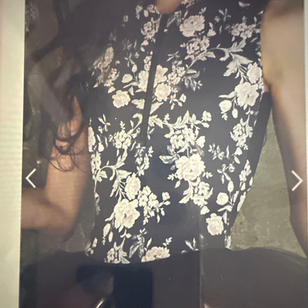 スティナ stina フロントジップ　レオタード　L