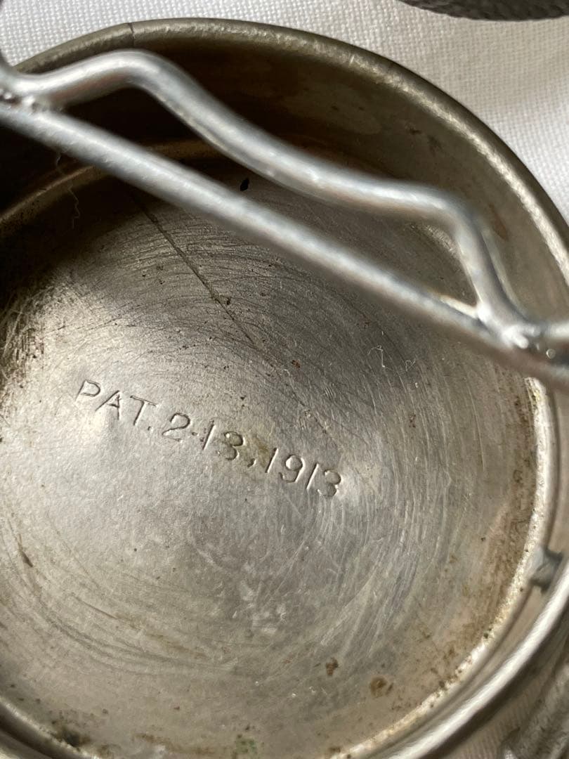 アンティーク　ティー　ストレーナー　茶漉し　1913年　ツール　レア　アメリカ