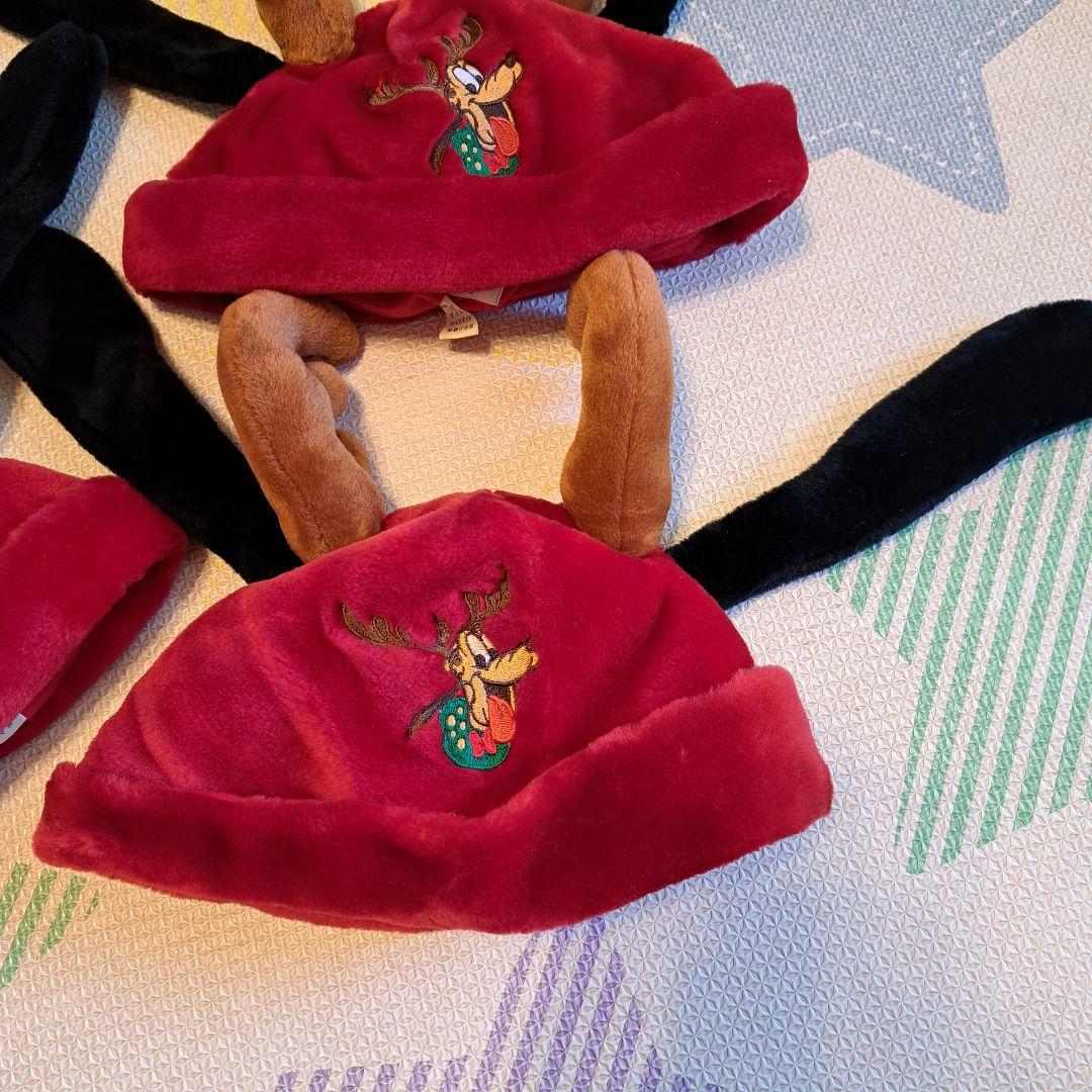 プルート　ファンキャップ　帽子　東京ディズニーリゾート　クリスマス風