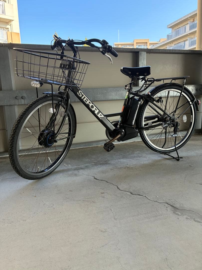 ステップクルーズ 電動アシスト自転車 マットカーキ　手渡し限定