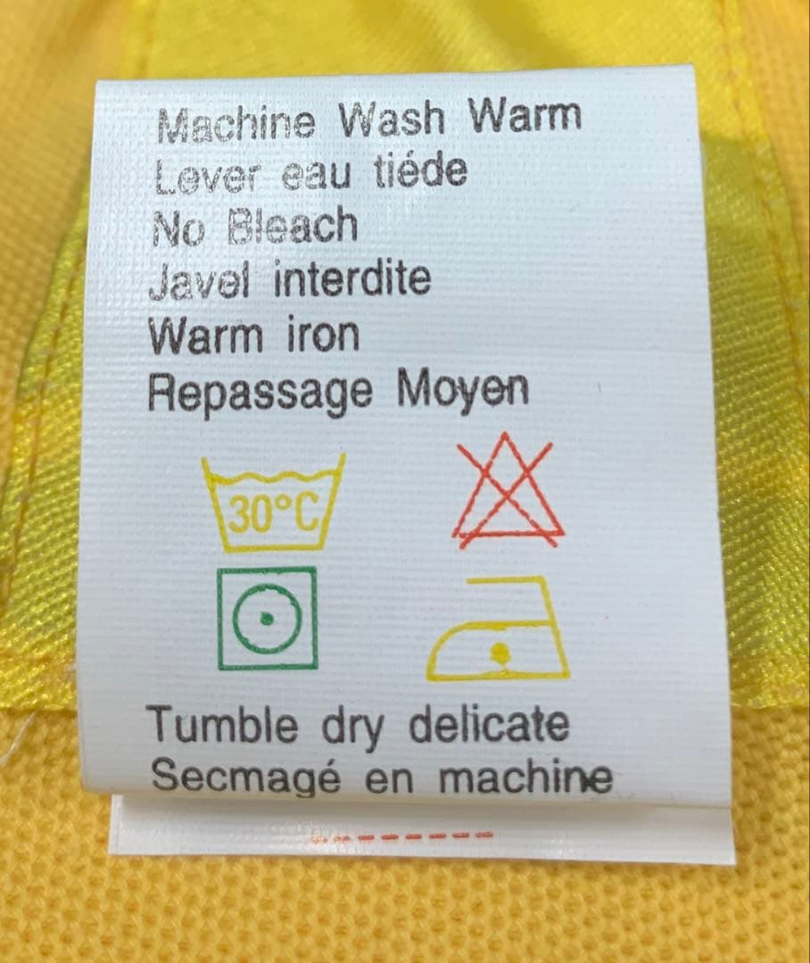 新品 ９０’Sのクールな88 NORTH ラガーシャツ 黄色 レア90’s