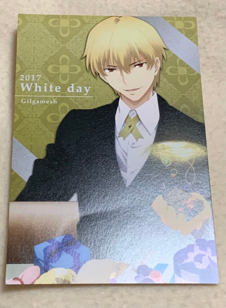fate ubw ギルガメッシュ ポストカード ファスナーマスコット