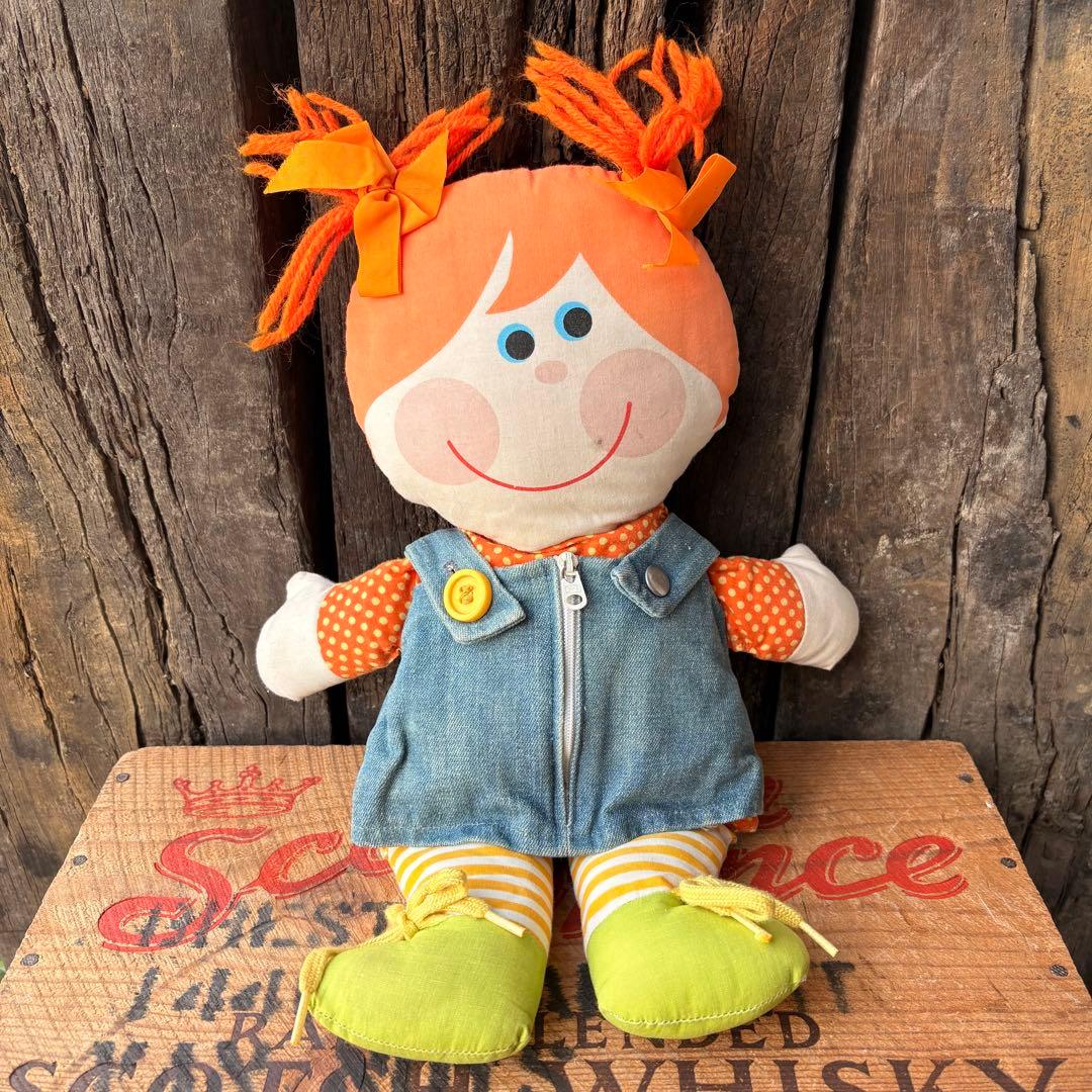 【1970s vintage】PlaySkool 人形 女の子 ぬいぐるみ