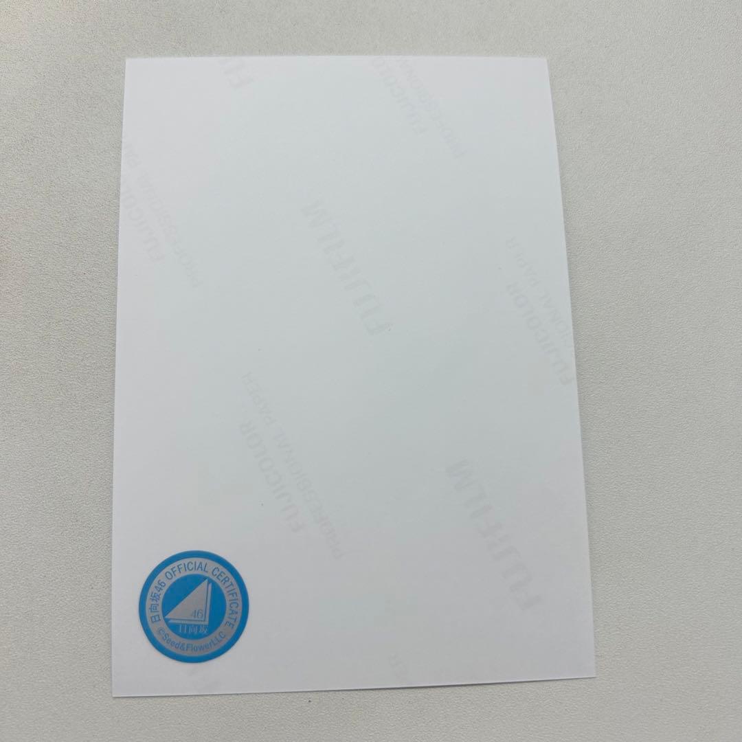 濱岸ひより 直筆 サイン チュウ サンタ 日向坂46 生写真