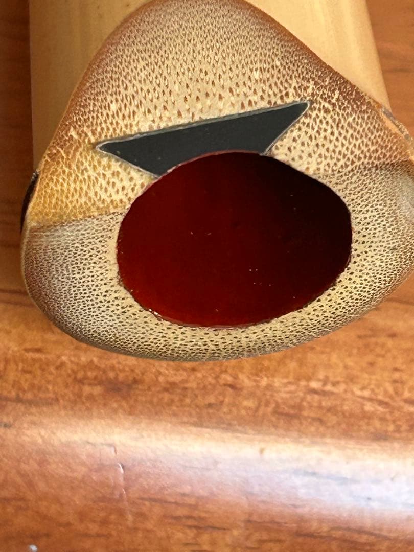 尺八 一朝 在銘 5穴 1尺7寸 約51cm 2印