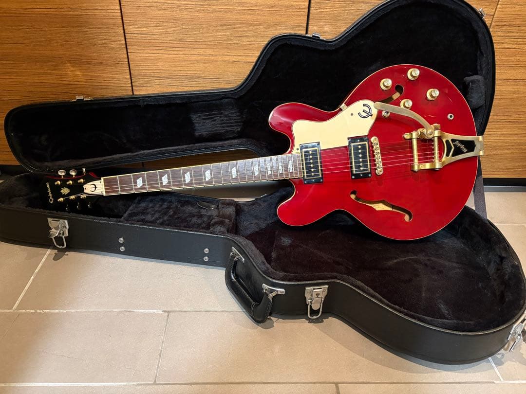 エピフォン YEC Riviera ビグスビー付 Gibson P-94×2機