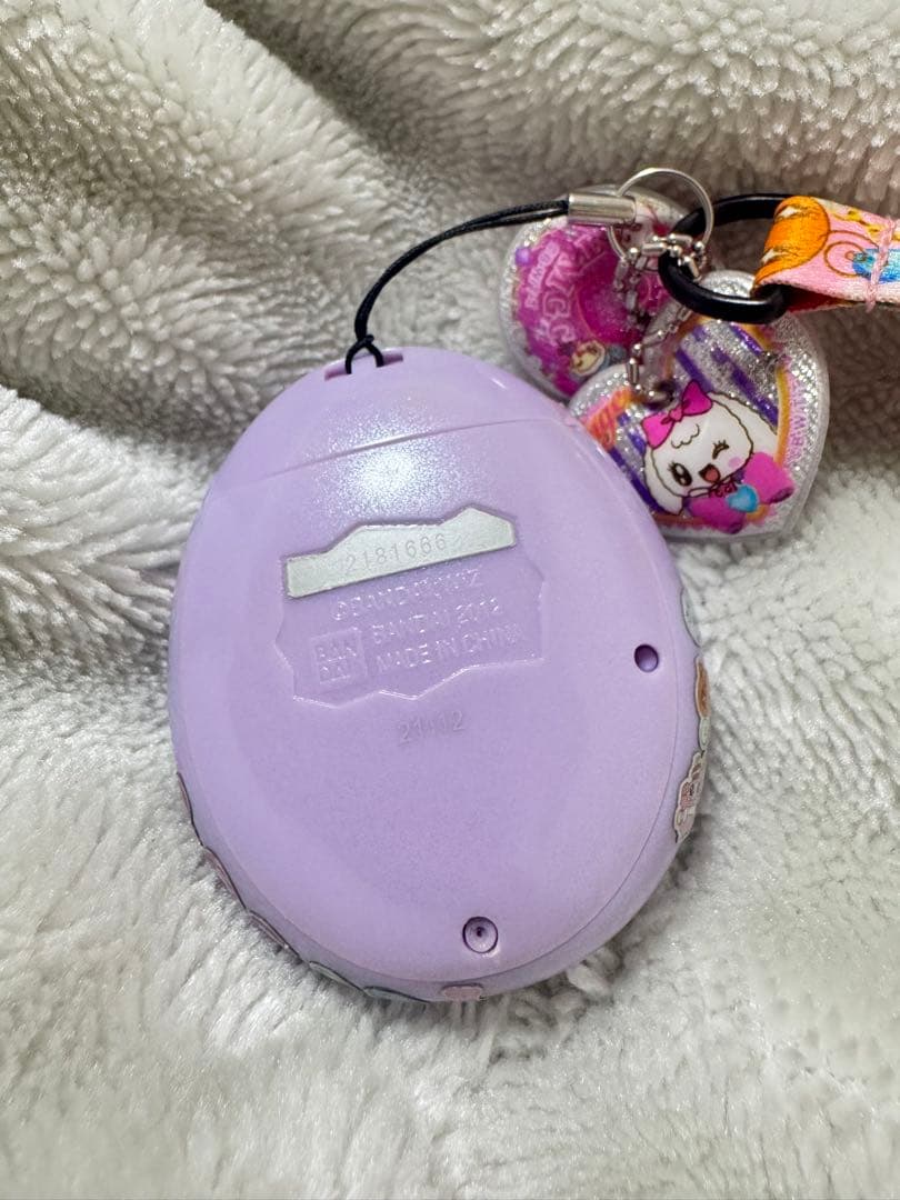 たまごっちピース　Tamagotchi P's パープル ストラップ付き