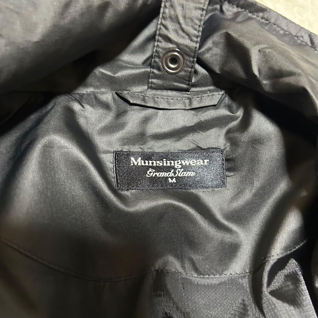 マンシングウェア グランドスラム ライナー付 中綿 ジャケット ブルゾン 黒 M