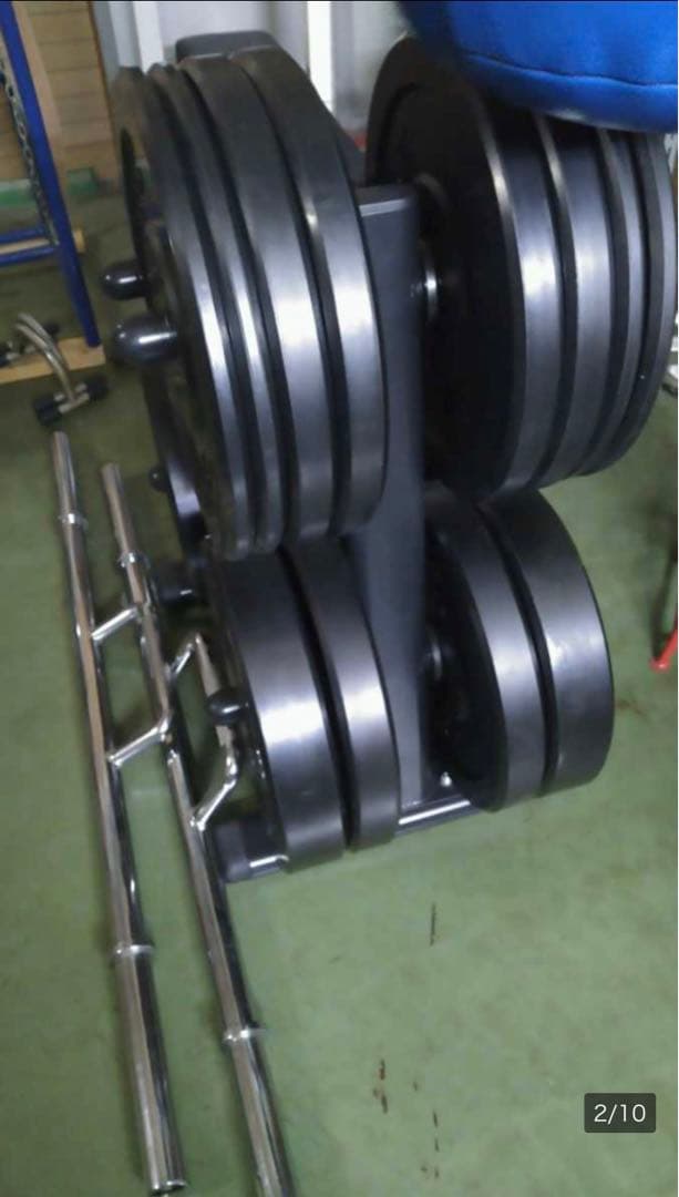 引取神奈川　バンパープレート210kg・プレートツリー