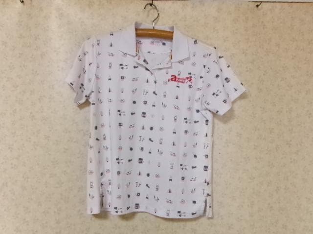 88096 アーノドパーマー　ポロシャツ　白　L
