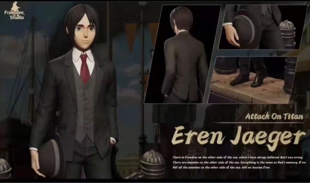 進撃の巨人 エレン・イェーガー ガレージキット ガレキ スタチュー⑨