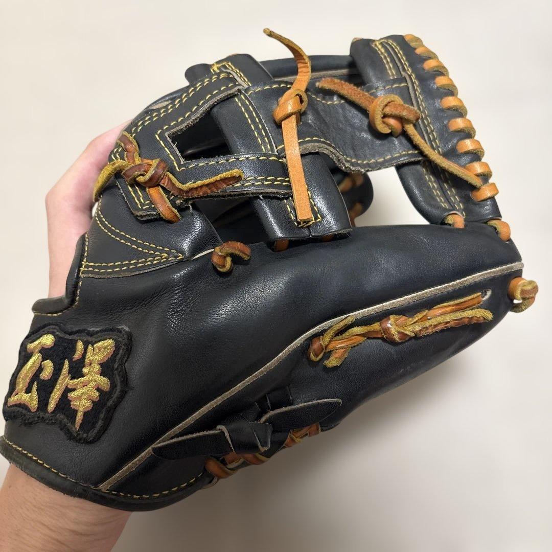 玉澤 硬式グローブ 右投げ用 黒