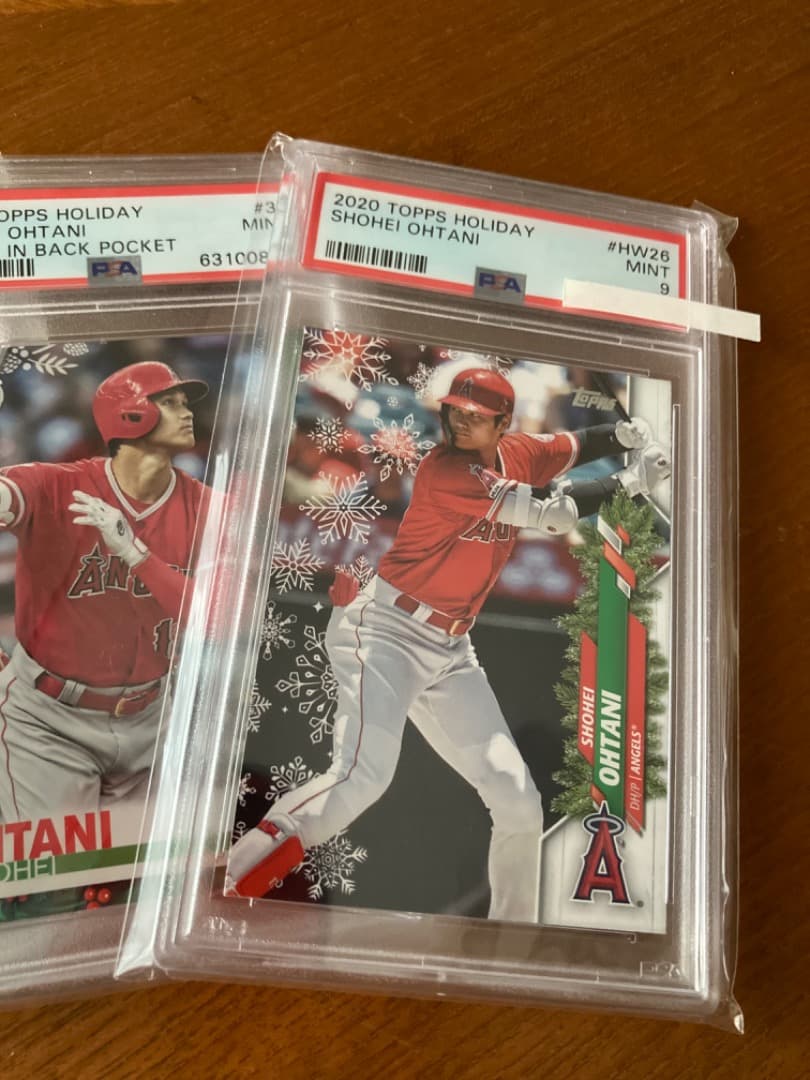 大谷翔平　シングルカード鑑定済3枚セット