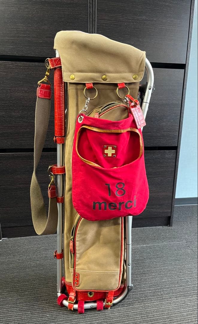 木ノ庄帆布　ミズノ　キャディバッグ