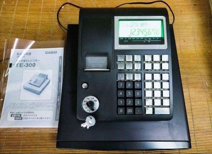 カシオレジスター　TE-300　フル設定無料　 送料無料人気機種　200200