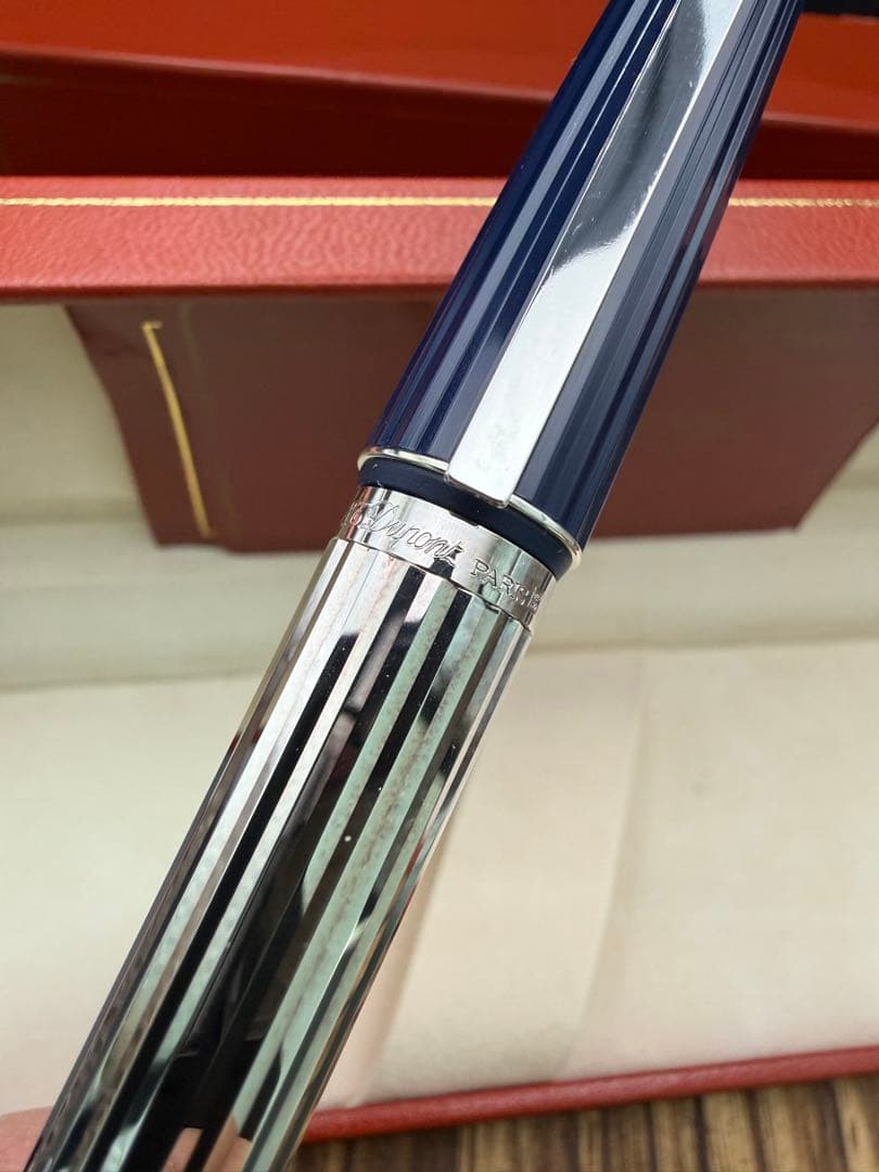 レア S.T DUPONT ボールペン サン・ジェルマン マリンブルー