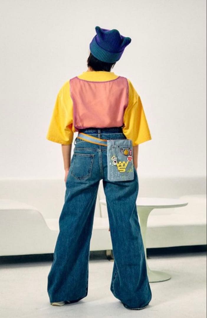 バウンディvaundyグッズvawsデニムポーチlittle punk即完売品