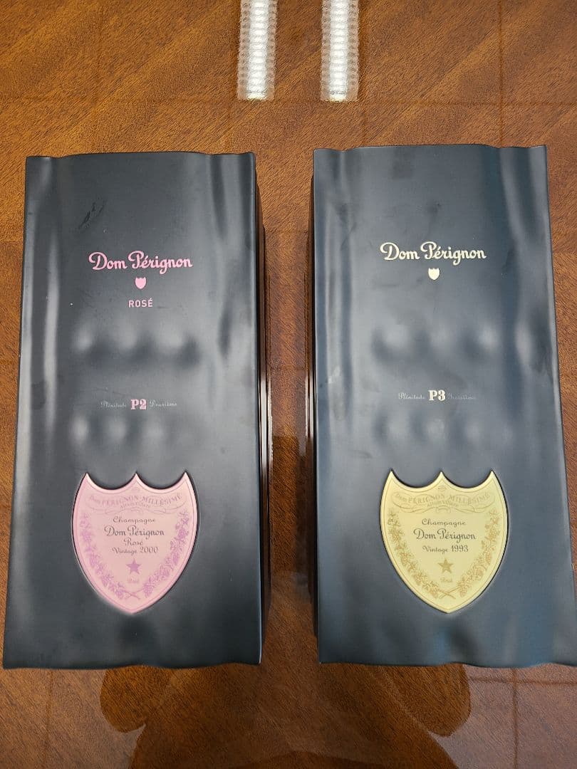 【空き瓶】ドン・ペリニヨン　P3　1993 &　ロゼ　P2　2000